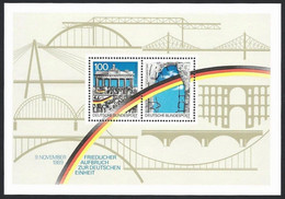 Deutschland, 1990, Block 22, Mi.-Nr. 1481-1482, **postfrisch - 1981-1990