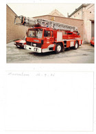 Zaventem    FOTO    Brandweer  Ladderwagen   Renault     14/09/1986    POMPIERS  BRANDWEER - Zaventem