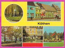 283087 / Germany -  Köthen (Anhalt) - Bachdenkmal Holzmarkt Denkmal "Opfer Des Faschismus" Unterer Boulevard PC - Köthen (Anhalt)