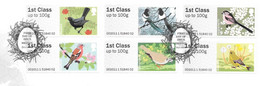 GB -  Post & GO Stamps (6)   2011 BIRDS 2 -    FDC Or  USED  "ON PIECE" - SEE NOTES  And Scans - 2001-2010 Em. Décimales