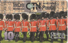 Canada - CTN - Ottawa, Guards, Exp. 31.12.1997, Remote Mem. 10$, 500ex, Used - Canada