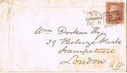 47394. Carta EDINBURGH (England) 1864, Gride 131, 1 Penny Red HA - Cartas & Documentos