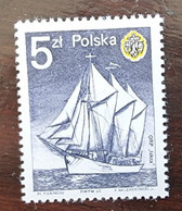 POLOGNE  Bateaux, Bateau, Voiliers, Voilier. 1 Valeur Neuve Sans Charnière MNH - Boten