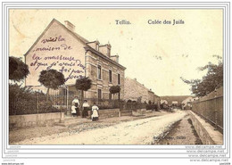 TELLIN ..--  Culée Des JUIFS . 1913 Vers IXELLES ( Mme STERCKX - RENAUX ) .  Voir Verso . - Tellin