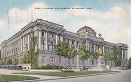 Library - Public Library And Museum , Milwaukee Wisconsin US 1958 - Bibliotecas