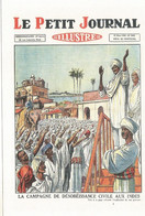 Th. Hist. Une Du Petit Journal Du 25 Mars 1930, Montrant Un Meeting En Faveur De La Désobéissante Civile Pendant - K.T. - Histoire