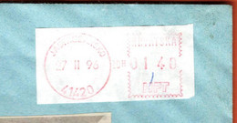 Croatia 1996 / Post Machine Printed Stamp, Label / White - Red / Post Office Zagreb 41420 - Croacia