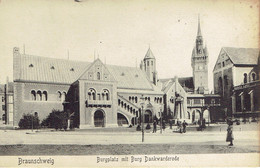 Allemagne Braunschweig Burplats Mit Burg Dankwarderode, 1906 - Braunschweig