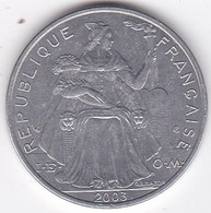 Polynésie Française . 5 Francs 2003, En Aluminium - Frans-Polynesië