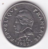 Polynésie Française. 20 Francs 1983 , En Nickel - French Polynesia