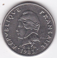 Polynésie Française. 20 Francs 1983 , En Nickel - Französisch-Polynesien