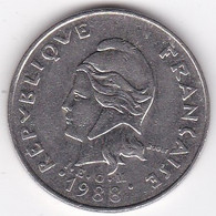 Polynésie Française. 20 Francs 1988 , En Nickel - Frans-Polynesië