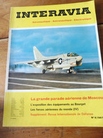1967 INTERAVIA  - Les Avions De Combat Du Monde ; Pub (Corsair, Concorde, F1, Etc) - Aviation