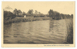 MELREUX ---- Hôtel Du Vieux Pré  --  Les Cabines De Bains Au Bord De L'Ourthe - Hotton