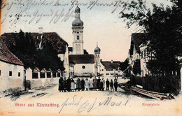 Gruss Aus Mintraching Hauptplatz 1904 Couleurs Enfants - Regensburg