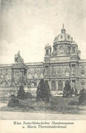 Post Card Austria Wien Naturhistorisches Staatsmuseum U. Maria Theresiendenkmal - Museen