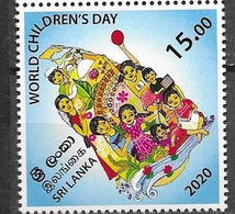 SRI LANKA, 2020, MNH, WORLD CHILDREN'S DAY,1v - Other