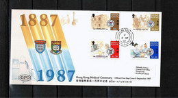 Hong Kong 1987 Hong Kong Medical Centenary FDC - FDC