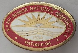 PGA Patiala 94 India XXXVI Senior National Gymnastics PIN A11/5 - Gymnastik