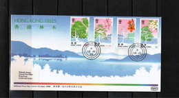 Hong Kong 1988 Hong Kong Trees Set FDC - FDC