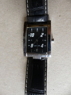 Montre Lanvin Np10 Homme Cadran Noir Avec Pile Neuve - Horloge: Modern