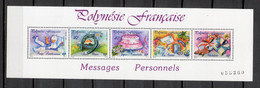 POLYNESIE   BLOC N°  16  NEUF SANS CHARNIERE COTE  12.00€    MESSAGES PERSONNELS - Blocs-feuillets