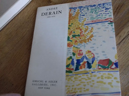 36/ ANDRE DERAIN RESTROSPECTIVE EXHIBITION 1964 NEWYORK - Cultura