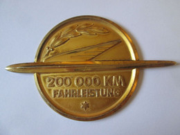 Opel Medal/plaque:200000 Km Fahrleistung/ 200.000 Mileage/200.000 Kilometrage 80s-Josef Preissler Pforzheim - Allemagne