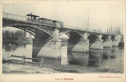 - Yvelines -ref-B890- Chatou - Le Pont - Tramway - Ligne De Tramways  Fichard Editeur - - Chatou