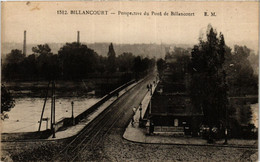 CPA BILLANCOURT Perspective Du Pont De Billancourt (413302) - Boulogne Billancourt