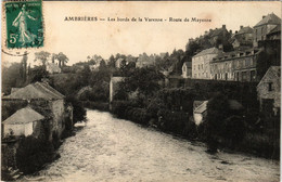 CPA Ambrieres-Les Bords De La Varenne Route De Mayenne (420457) - Ambrieres Les Vallees