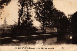 CPA BRIGNAIS Le Bief Du Moulin (444131) - Brignais