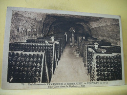 37 8978 CPA - 37 ETABLISSEMENTS VAVASSEUR ET BERNADET - VOUVRAY - UNE CAVE DANS LE ROCHER. - Vignes