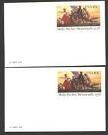UX77 UPSS S94 Postal Cards VARIANTS FLUORESCENCE 1978 - 1961-80