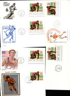 UX80 6 Postal Cards FDC 1979 - 1961-80