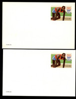 UX80 UPSS S96 Postal Cards VARIANTS FLUORESCENCE 1979 - 1961-80