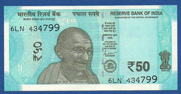 INDIA - P.111* –  50 Rupees 2021 UNC Plate Letter L,  Serie 6LN 4347** - Inde