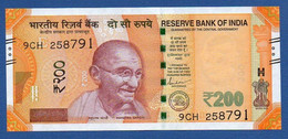 INDIA - P.113* –  200 Rupees 2021 UNC Plate Letter E,  Serie 9CH 25879* - Inde