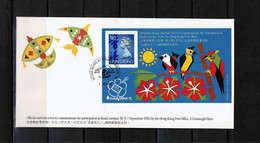 Hong Kong 1992 Kuala Lumpur Stamp Exhibition Block FDC - FDC