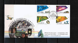 Hong Kong 1993 Science & Technology FDC - FDC