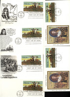 UX95 6 Postal Cards FDC 1982 - 1981-00