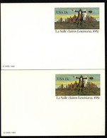 UX95 UPSS S112 Postal Cards VARIANTS OF FLUORESCENCE 1982 - 1981-00