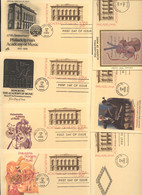 UX96 7 Postal Cards FDC 1982 - 1981-00