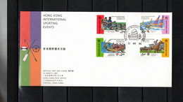 Hong Kong 1995 Hong Kong International Sporting Events - Rugby FDC - FDC