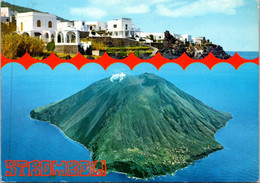 (3 L 72) Italy - Posted To France 1981 - Strombili Volcano - Histoire