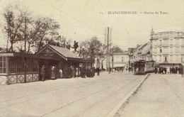 Blankenberghe La Station Du Tram N°15 - Blankenberge