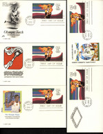 UX102 5 Postal Cards FDC 1984 - 1981-00