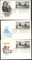 UX103 3 Postal Cards FDC 1984 - 1981-00