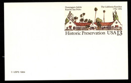 UX104 Postal Card HISTORIC PRESERVATION 1984 - 1981-00