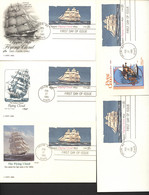 UX107 5 Postal Cards FDC 1985 - 1981-00